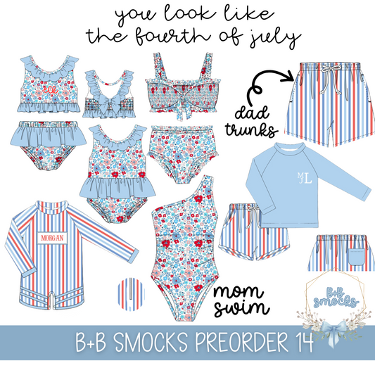 PO 14: You Look Like The Fourth Of July (Children’s Swimwear)