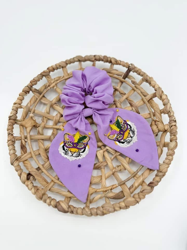 Mambo In Death Valley Hand Beaded Bow Hairtie