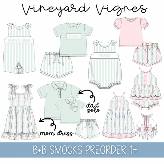 PO 14: Vineyard Vignes (Smocked Collection)