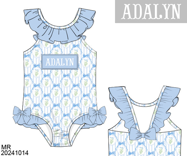 PO 14: Hydrangea Harbor (Smocked Children’s Swimwear)