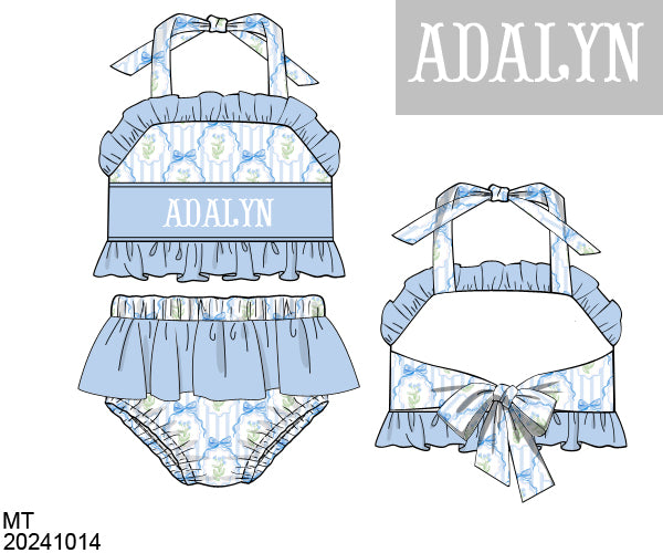 PO 14: Hydrangea Harbor (Smocked Children’s Swimwear)