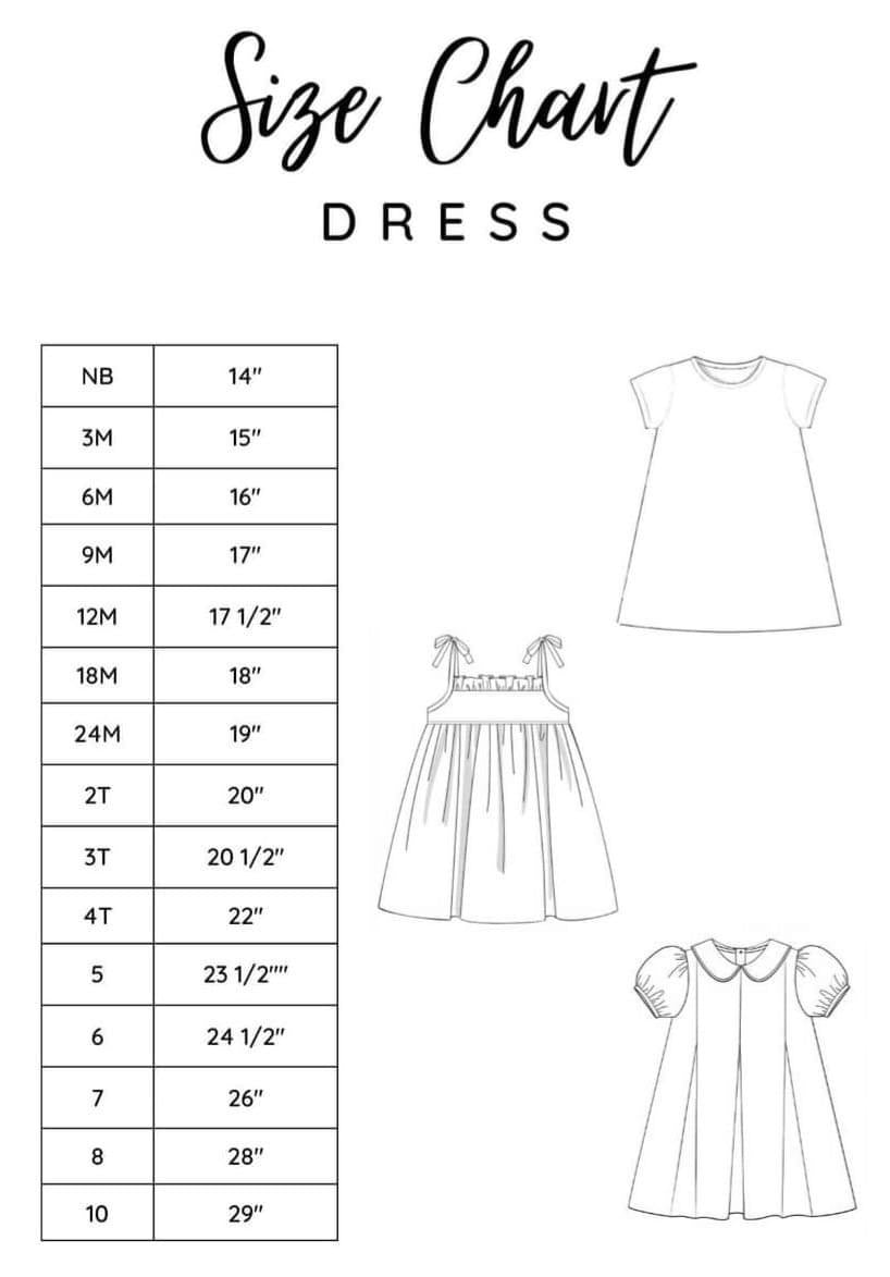 Dress Size Chart