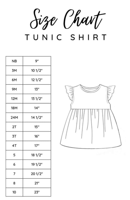 Tunic Shirt Size Chart